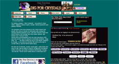 Desktop Screenshot of digforcrystals.com